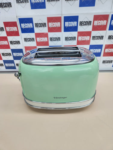 Tostadora Vintage, 810 W, 6 tons Ariete 155 - Metal, Verde